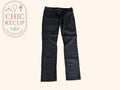 Jean droit Flame - 46 - Noir - Texture