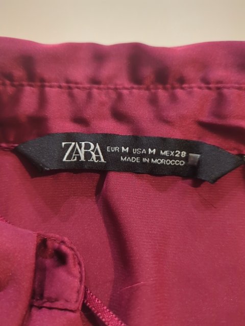 Chemise - Zara - M - Bordeaux - Ampri-25