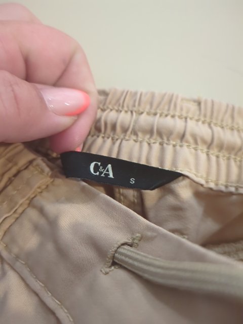 Pantalon cargo - C&a - S - Crème