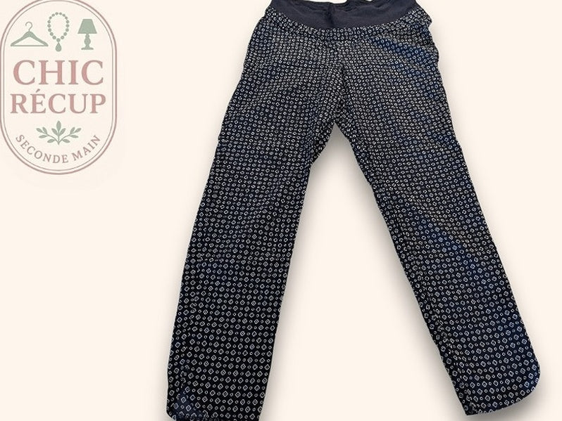 Pantalon Maternité H&m - 38 - Marine - Erbul-102