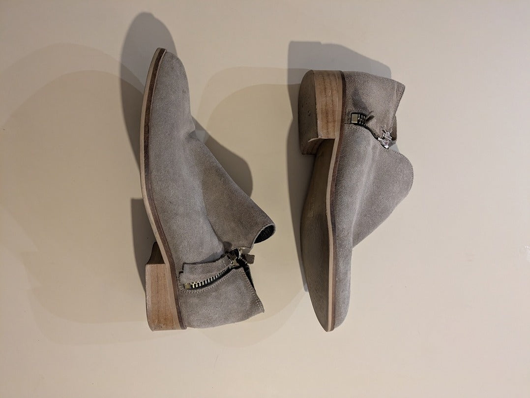 Bottines Tresor - 39 - Gris - Olhat-85