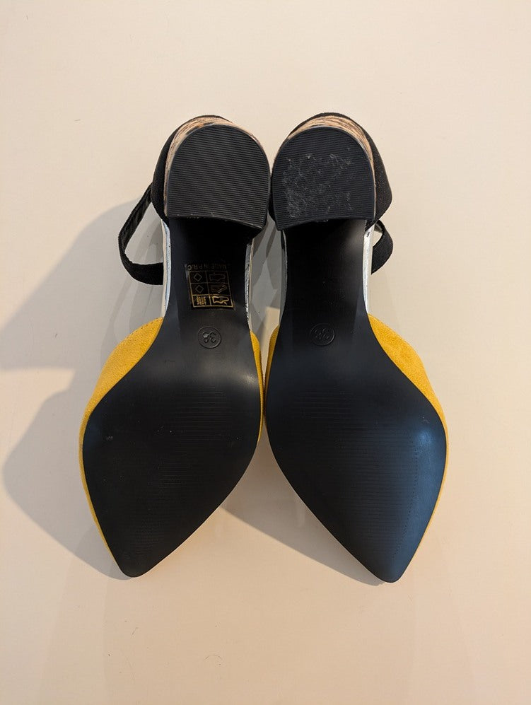 Chaussures À Talons Fersini - 38 - Jaune - Brhal-39