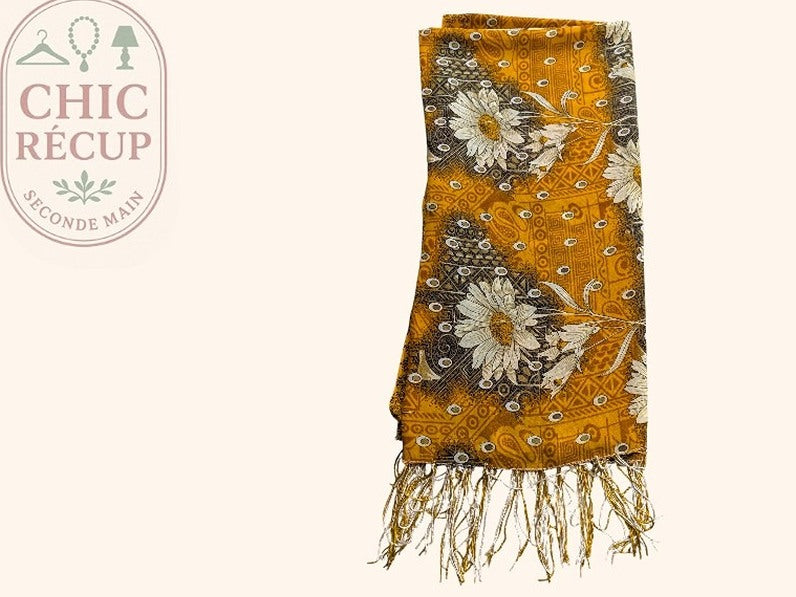 Écharpe Sans Marque - Taille Unique - Orange - Shbad-66