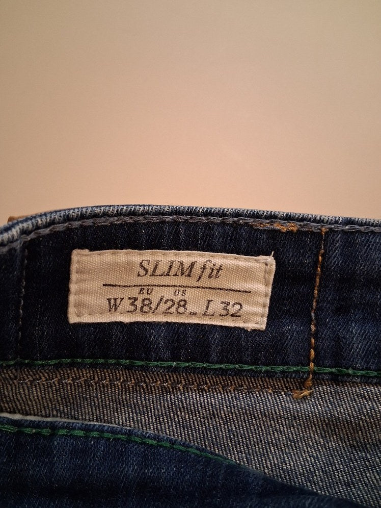 Jeans Slim Bonobo - M - Bleu - Olmar-6