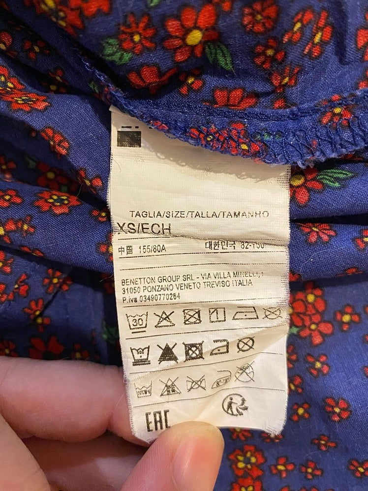 Chemise United Colors Of Benetton - Xs - Bleu - Maneg-12