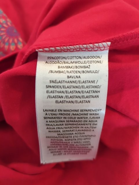 Blouse - Coline - L - Rouge - Sasch-32
