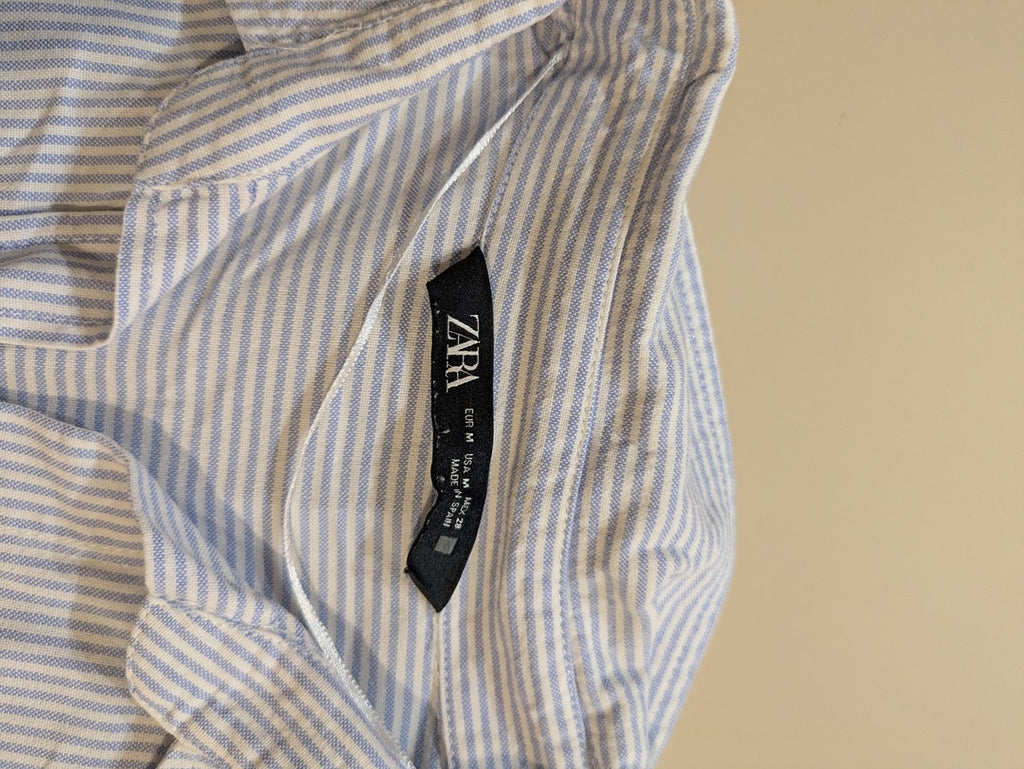 Chemise Zara - M - Bleu - Shbad-89