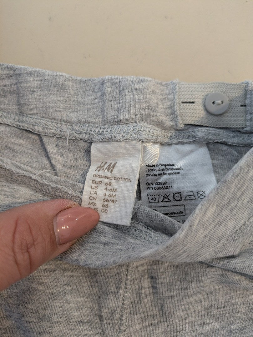 Legging H&m - 3-6 Mois - Gris - Erbul-1