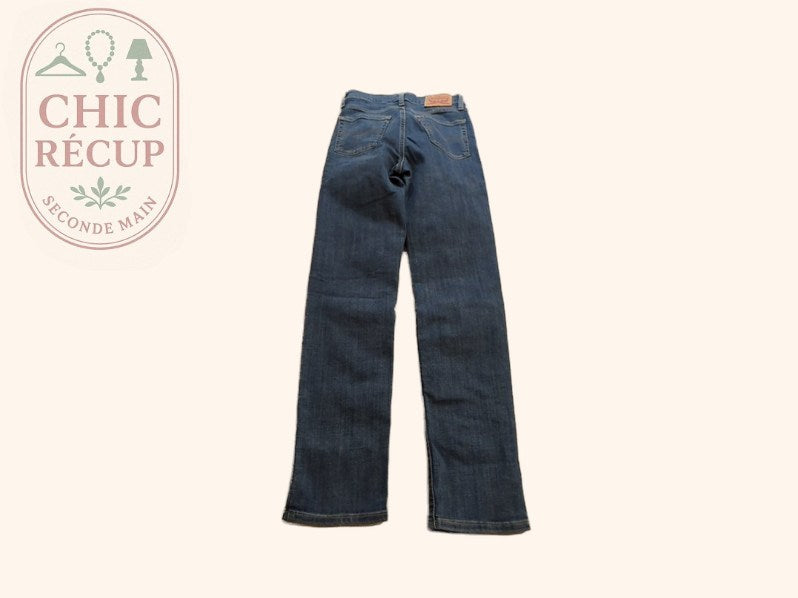Jean droit - Levi's - 34 - Bleu - 724 High Rise Straight