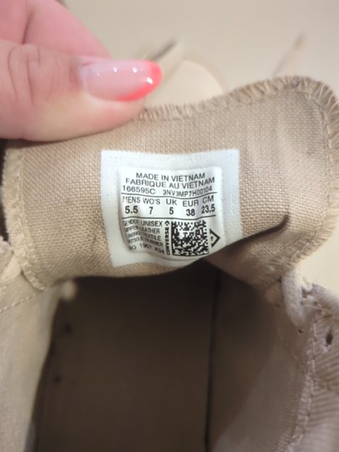 Baskets - Converse - 38 - Crème - Sthas-06