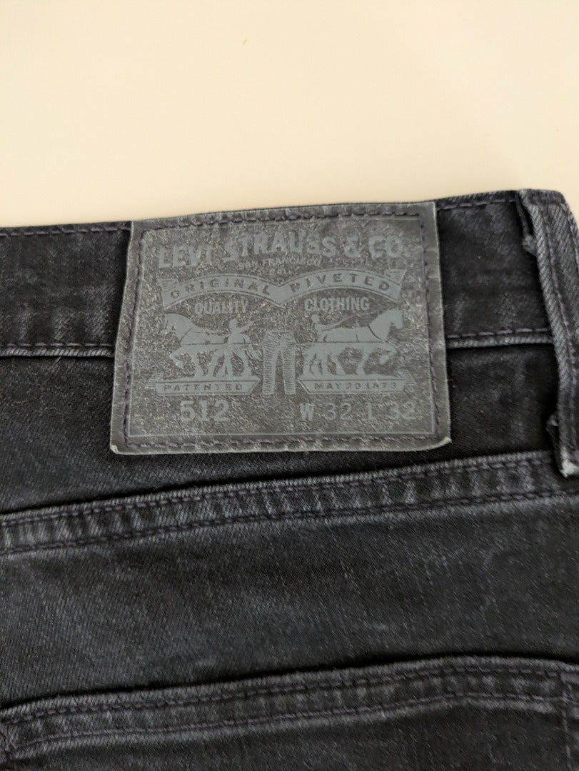 Jean slim Levi's - 42 - Noir - 512