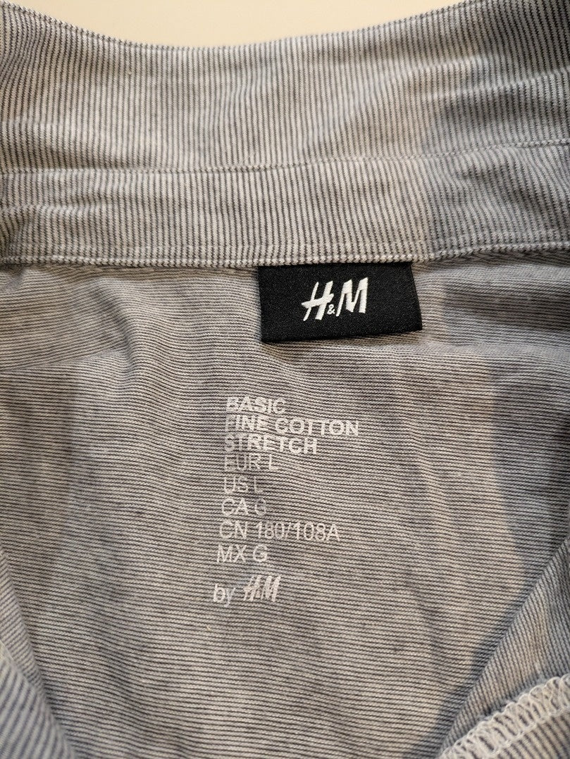 Polo H&m - L - Gris - Elrio-23