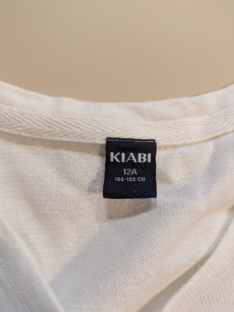 Gilet Kiabi - 12 Ans - Blanc - Myfed-108