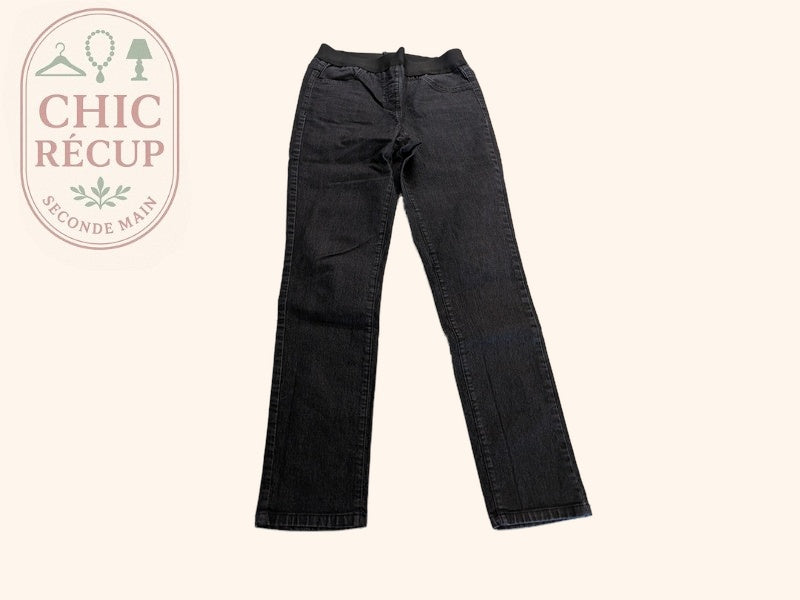 Pantalon jeans Esmara - 40 - Noir - F-8119