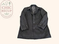 Manteau Long Zara - Xl - Noir - Lulaf-12