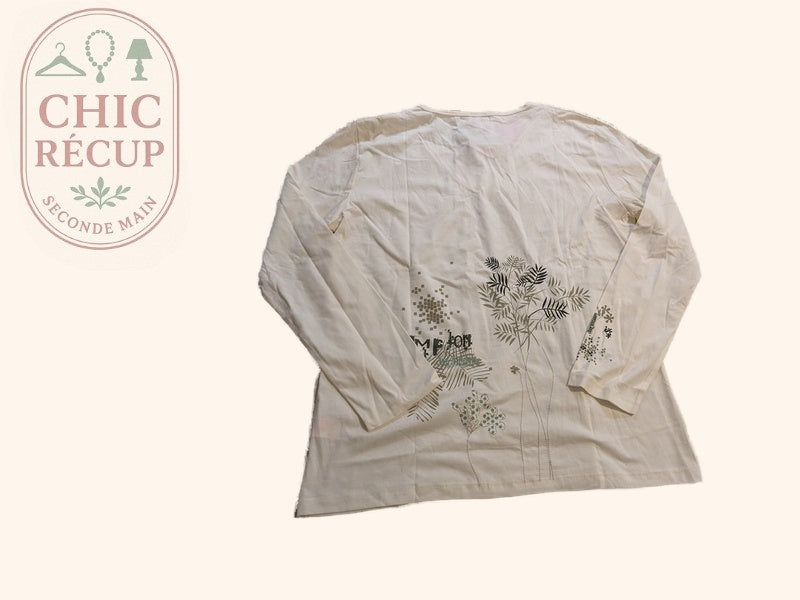 Blouse Manches Longues Dorotennis - Xl - Crème - Labag-167