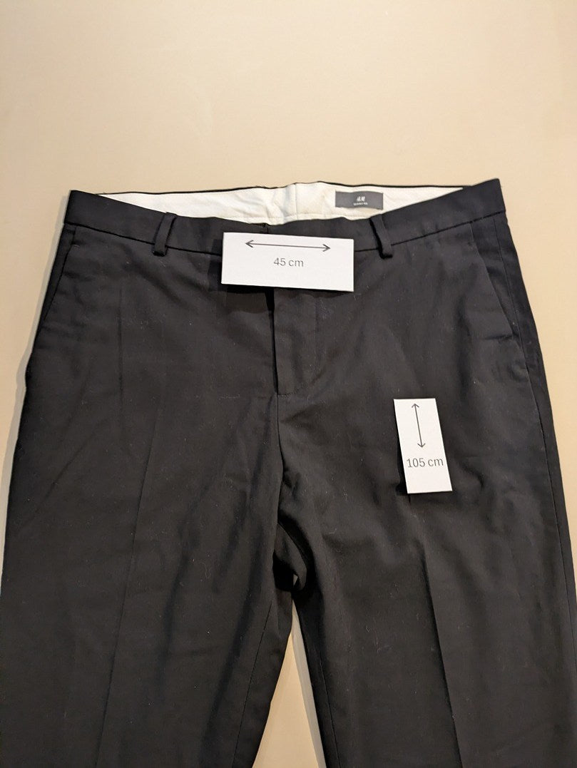 Pantalon de costume H&m - L - Noir - Lulaf-08
