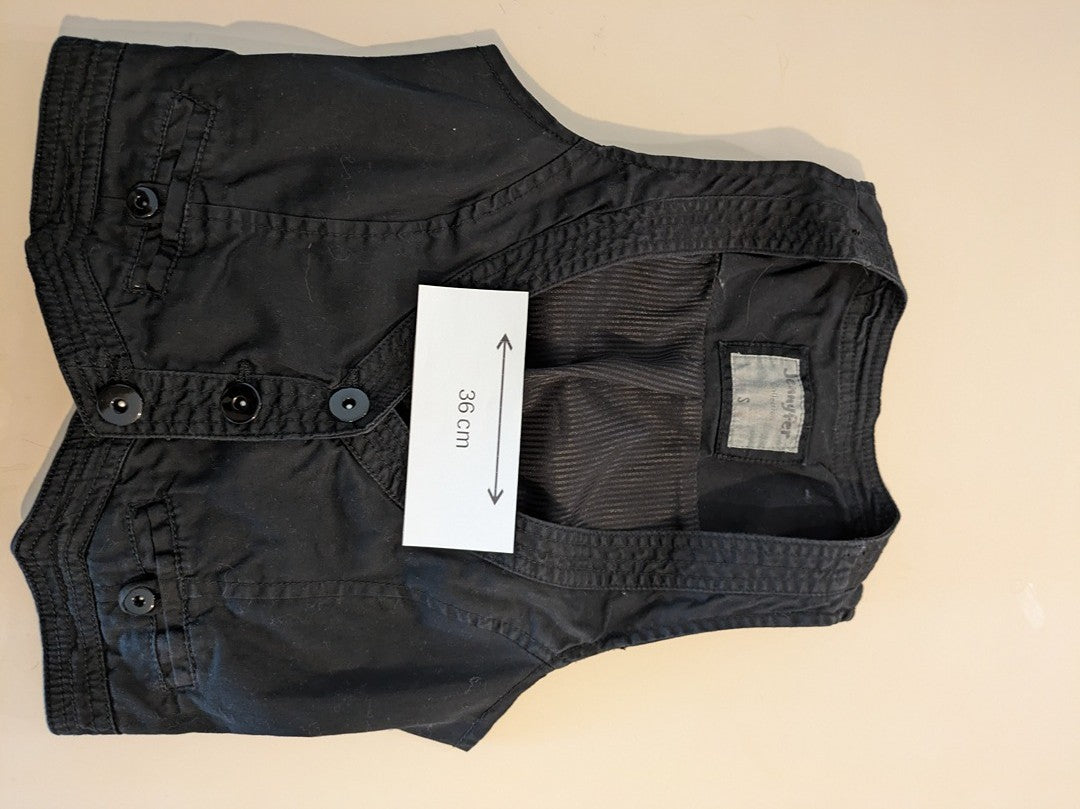 Gilet sans manches Jennyfer - S - Noir - Coton stretch