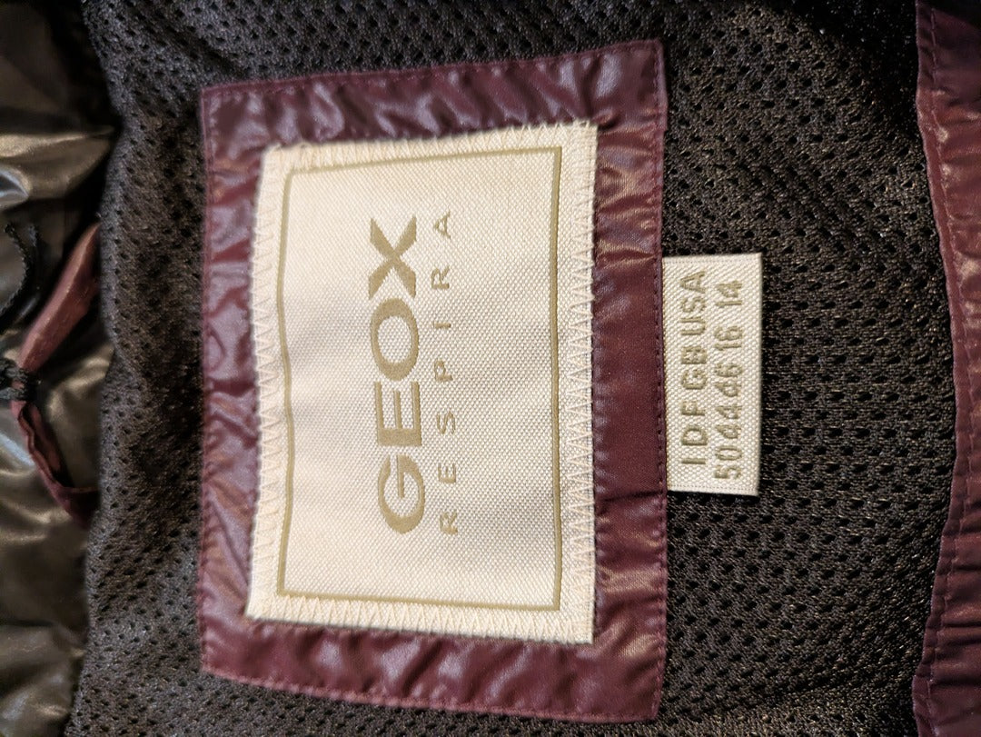 Veste Matelassée Geox - Xl - Bordeaux - Labag-195
