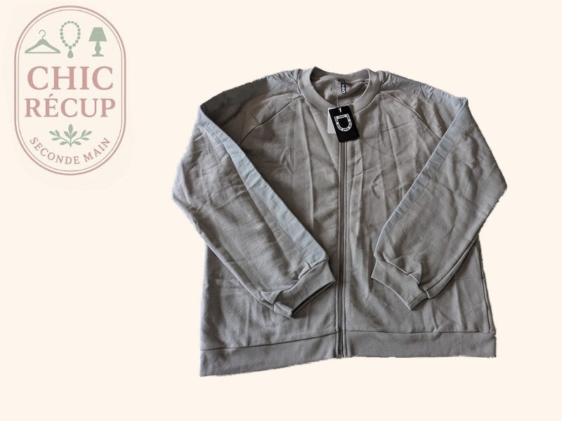 Gilet zippé Dim - Xl - Gris - 7991/p/07