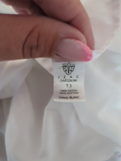 Chemise Izac - L - Blanc - Chve22alma