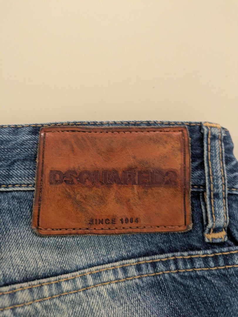Jeans Coupe Droite Dsquared2 - L - Bleu - Thgen-111