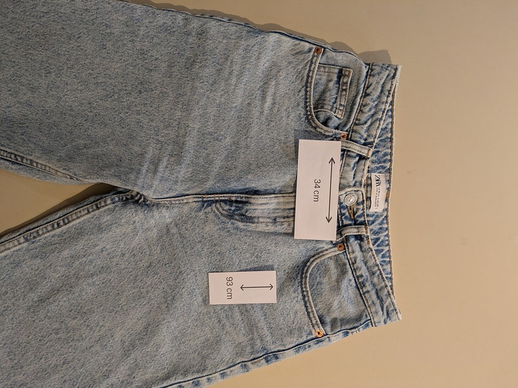 Jeans Skinny Zara - 36 - Bleu Clair - Ancuv-1