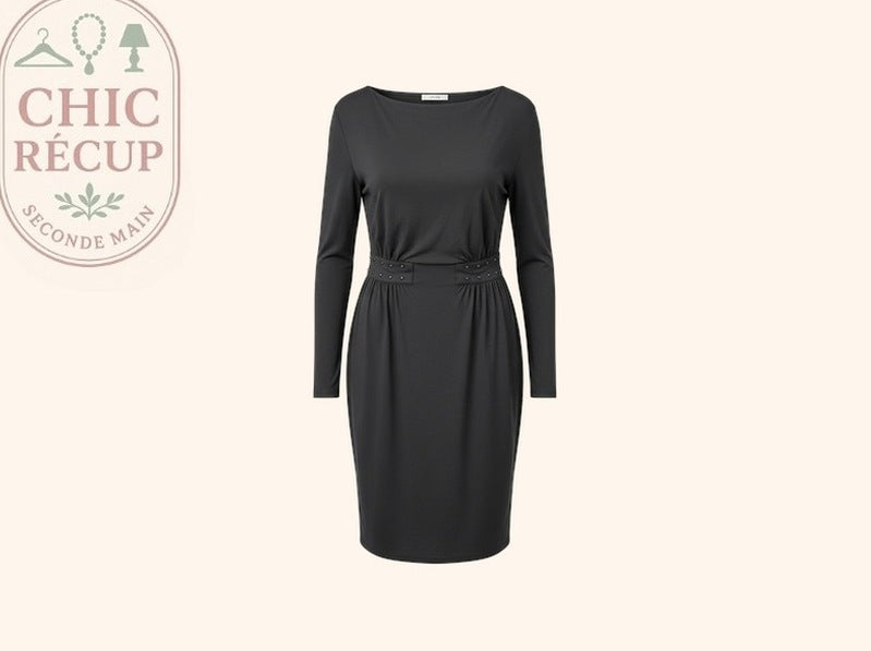 Robe Longue Liu Jo Jeans - M - Noir - Myfed-20