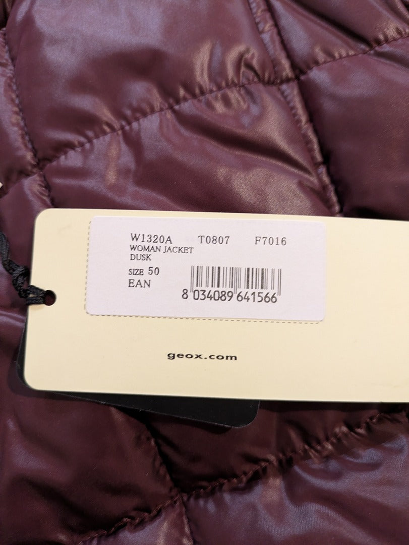 Veste Matelassée Geox - Xl - Bordeaux - Labag-195