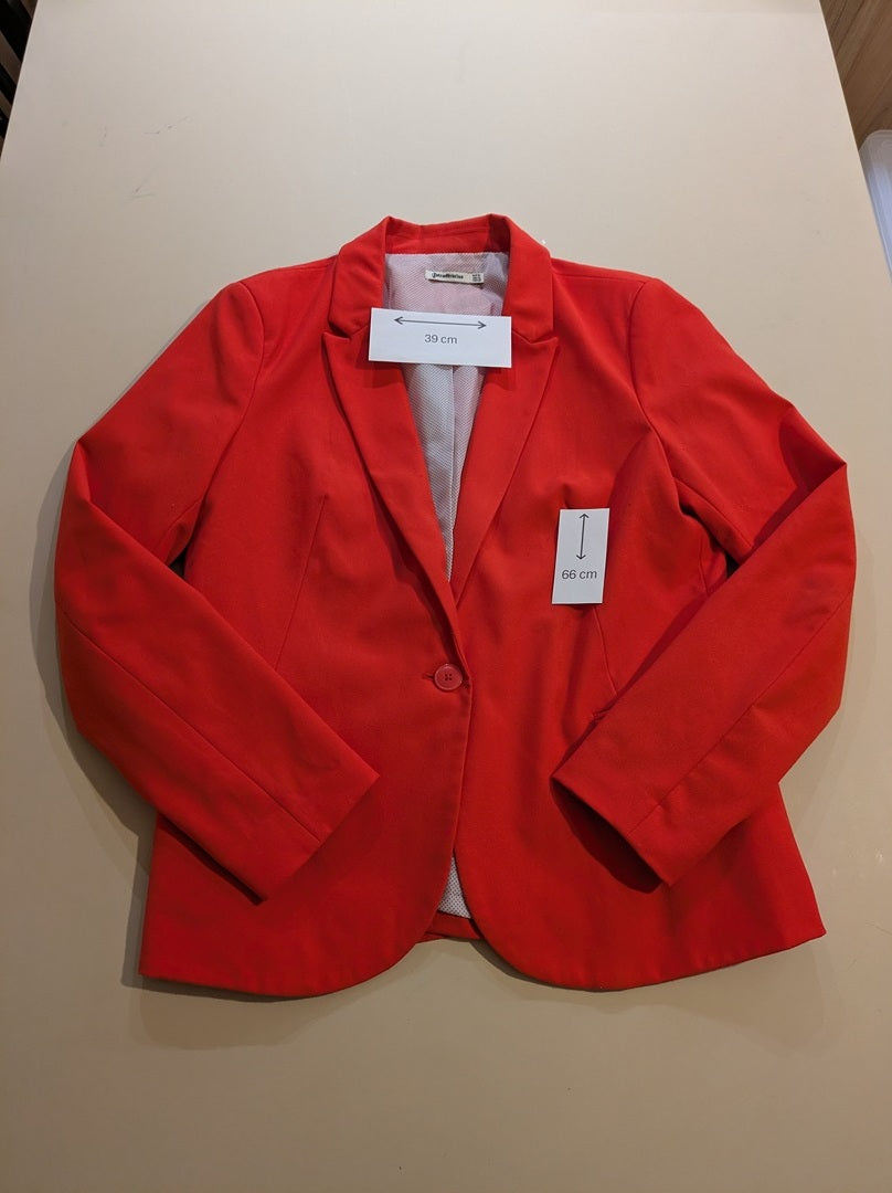Blazer Stradivarius - Xl - Rouge - Paval-1