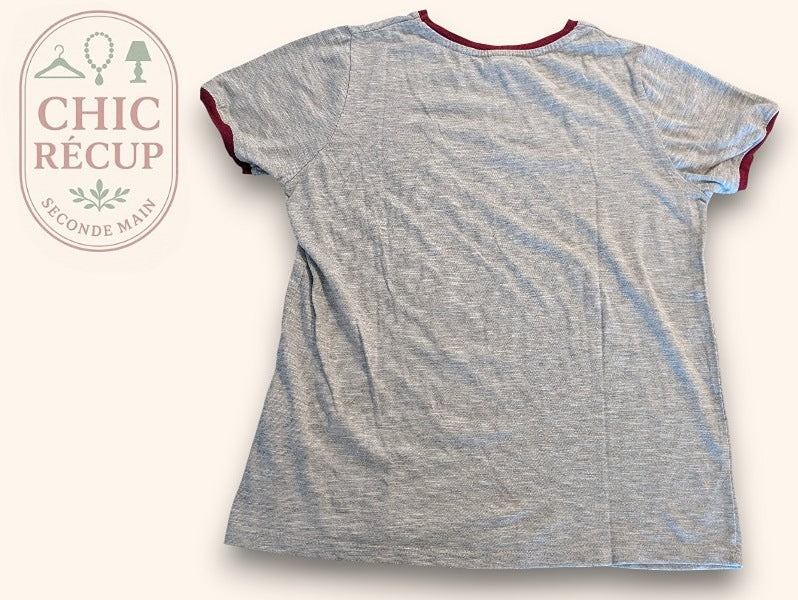 T-shirt Jennyfer - M - Gris - Chpav-53
