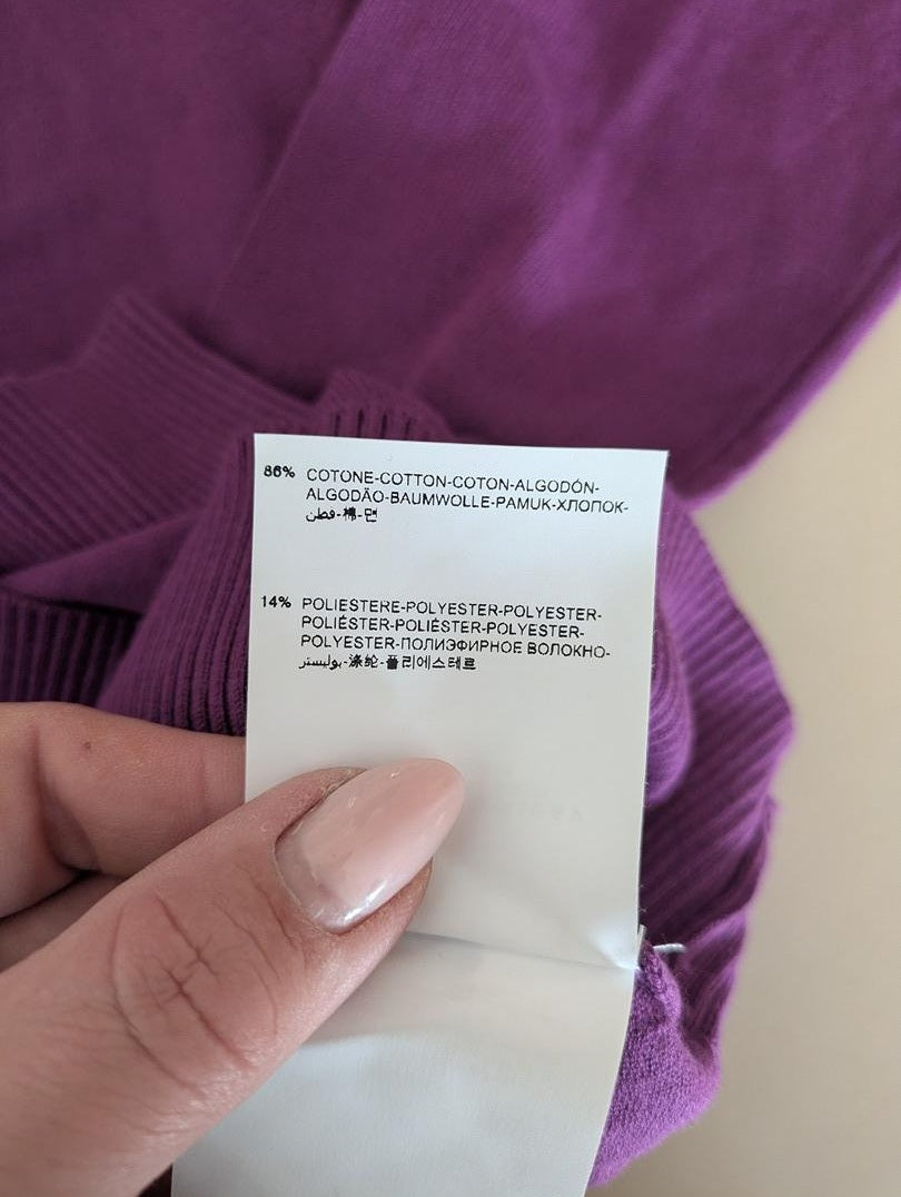 Pull Col V Marina Yatching - Xl - Violet - Labag-62