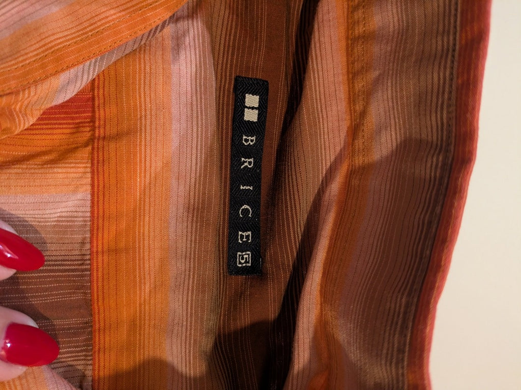 Chemise À Carreaux Brice - S - Orange - Shbad-68