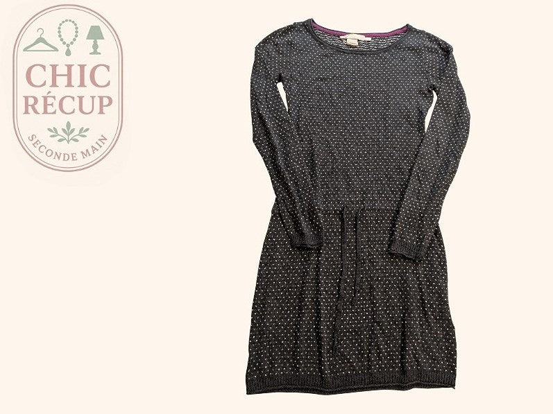 Robe Mini H&m - Xs - Gris - Vabar-18