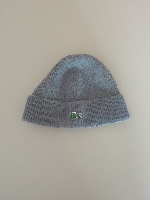 Bonnet - Lacoste - Taille unique - Gris