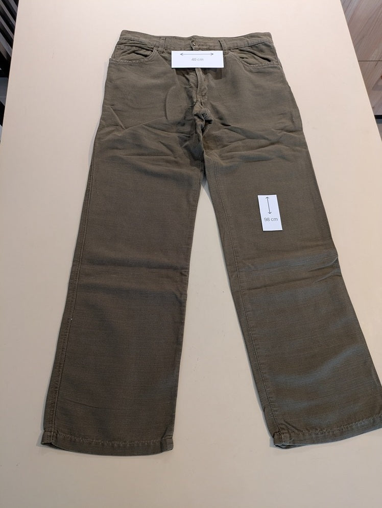Jeans Coupe Droite Celio - L - Kaki - Qubur-14