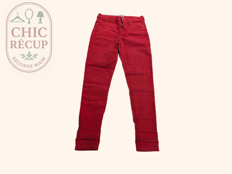 Jeans Skinny Denim Co - 38 - Rouge - Audeb-95