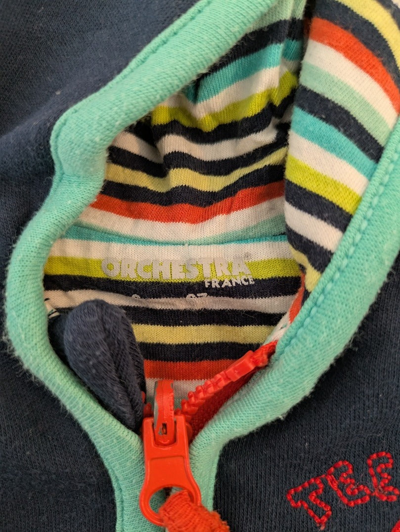Gilet Orchestra - 6-9 Mois - Marine - Erbul-21