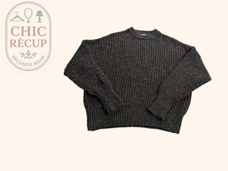 Pull-over Pull & Bear - S - Gris - Elrio-05