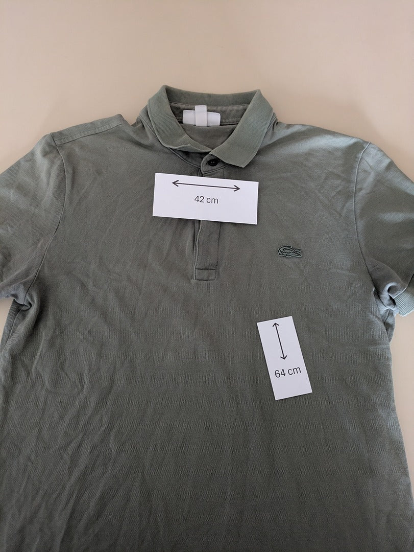 Polo Lacoste - S - Vert - Saaug-07