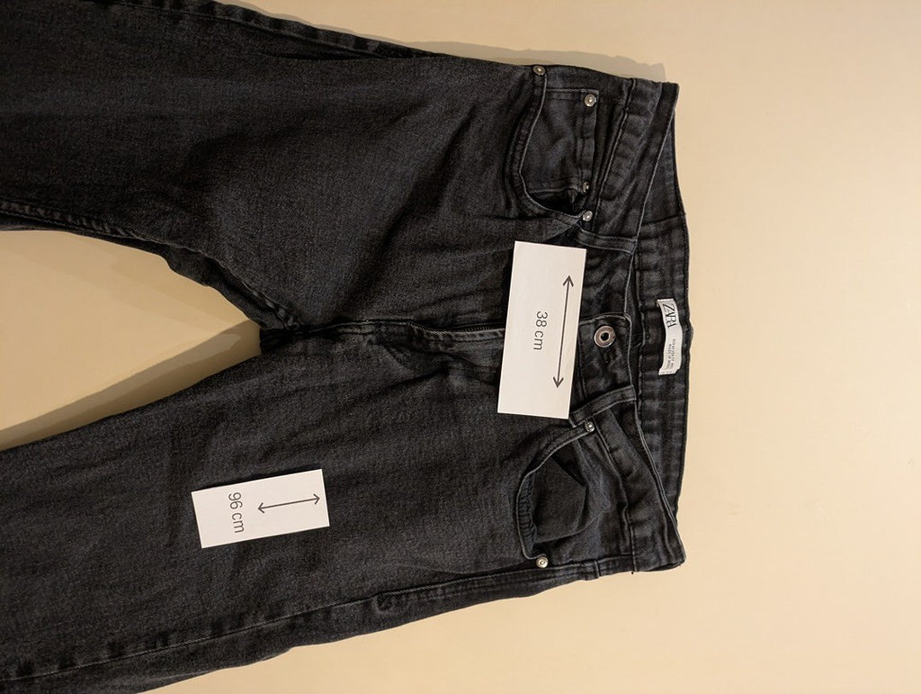 Jeans Slim Zara - M - Noir - Paval-15