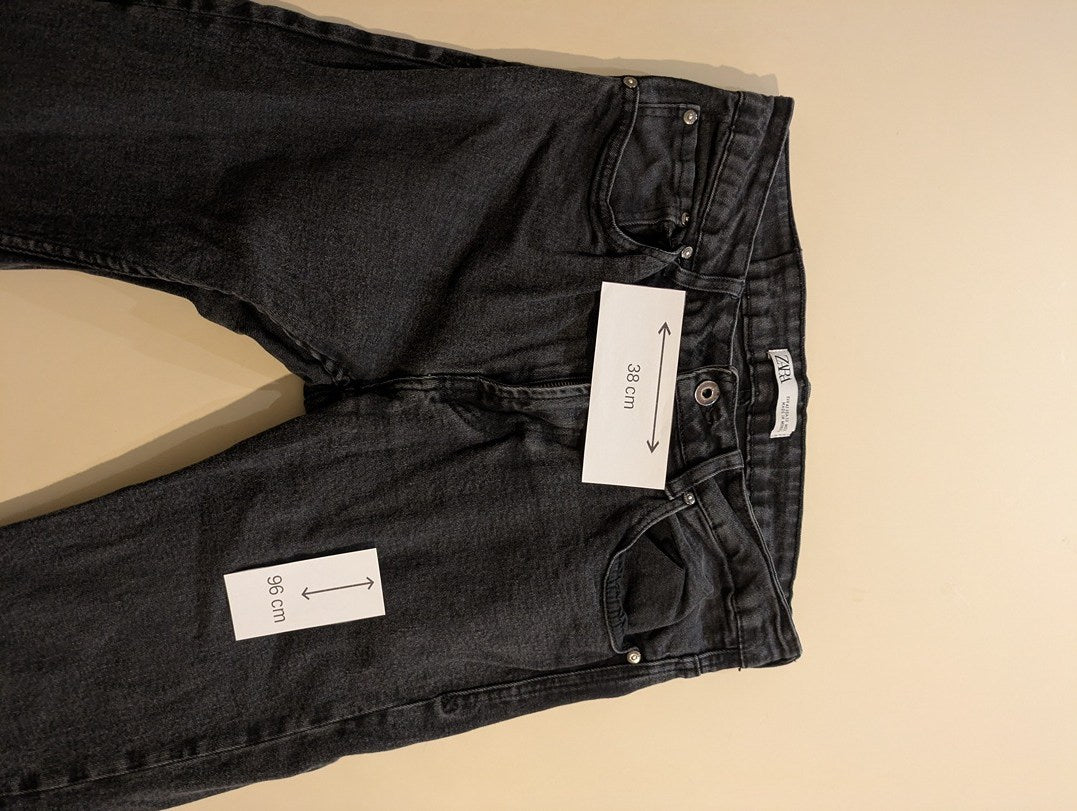 Jeans Slim Zara - M - Noir - Paval-15