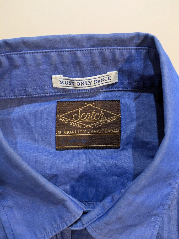 Chemise Unies Scotch & Soda - S - Bleu - Magil-11
