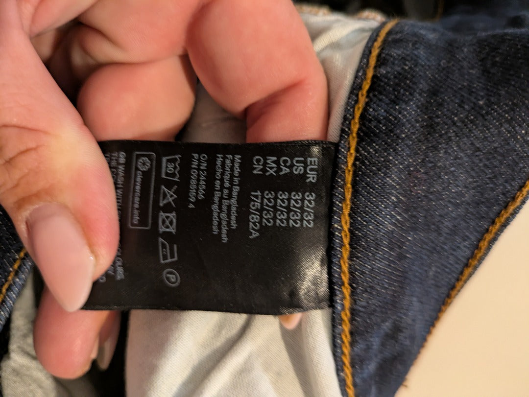 Jean skinny H&m - 32 - Bleu marine - Skinny