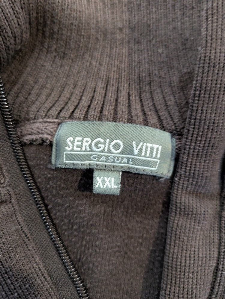 Pull à Col Roulé Sergio Vitti - Xxl - Marron - Qubur-23