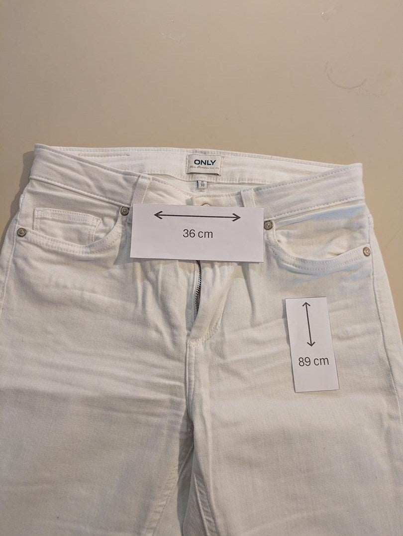 Jean skinny Only - 32 - blanc - Onlblush