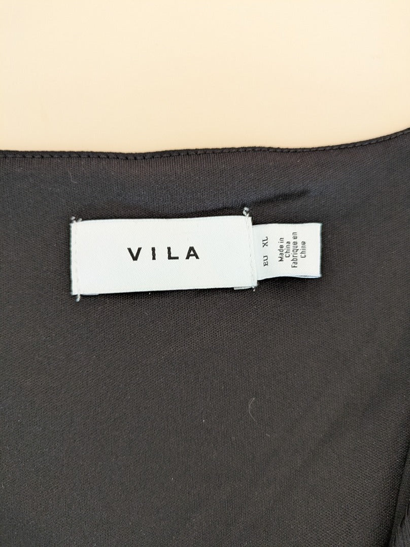Robe Casual Vila - Xl - Noir - Myfed-49