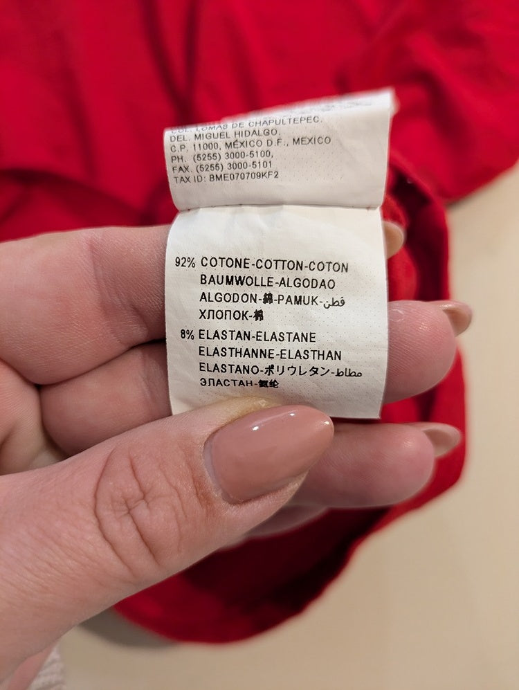 Blouses Manches Longue Benetton - M - Rouge - Qubur-50