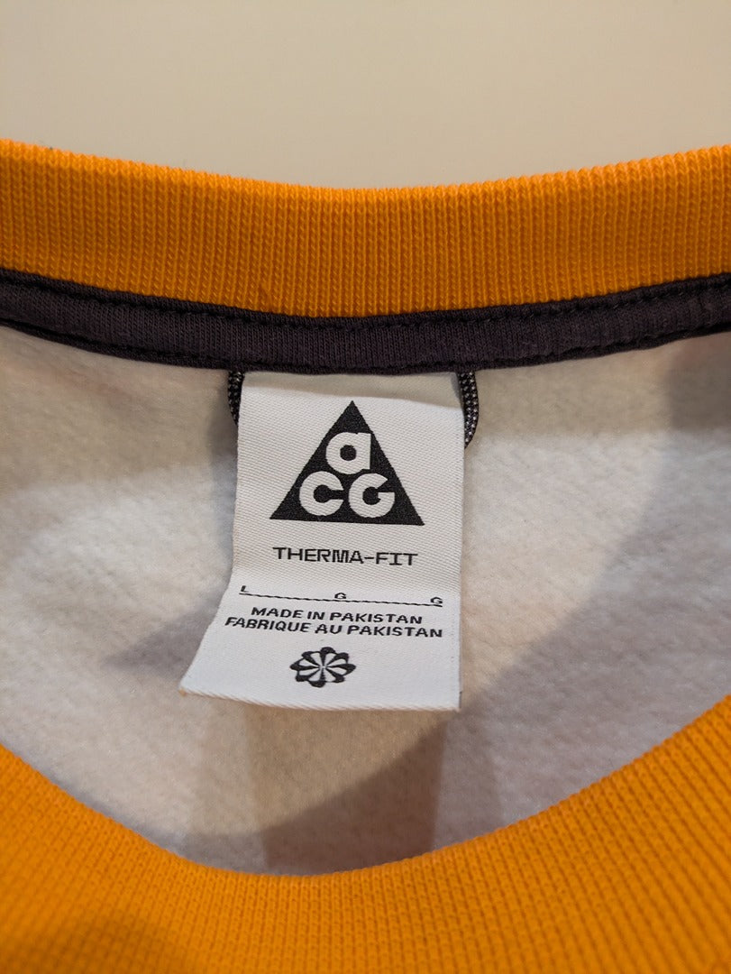 Sweatshirt Nike Acg - L - Orange - Therma-fit