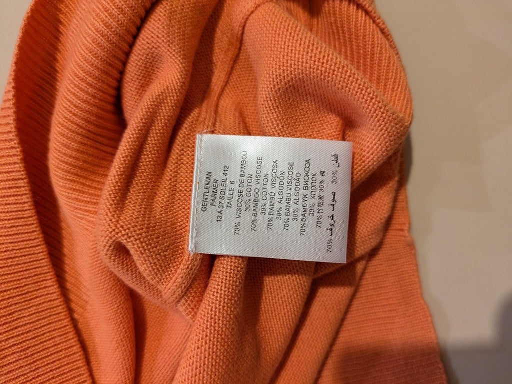 Pull Ras De Cou Gentleman Farmer - Xl - Orange - Labag-120